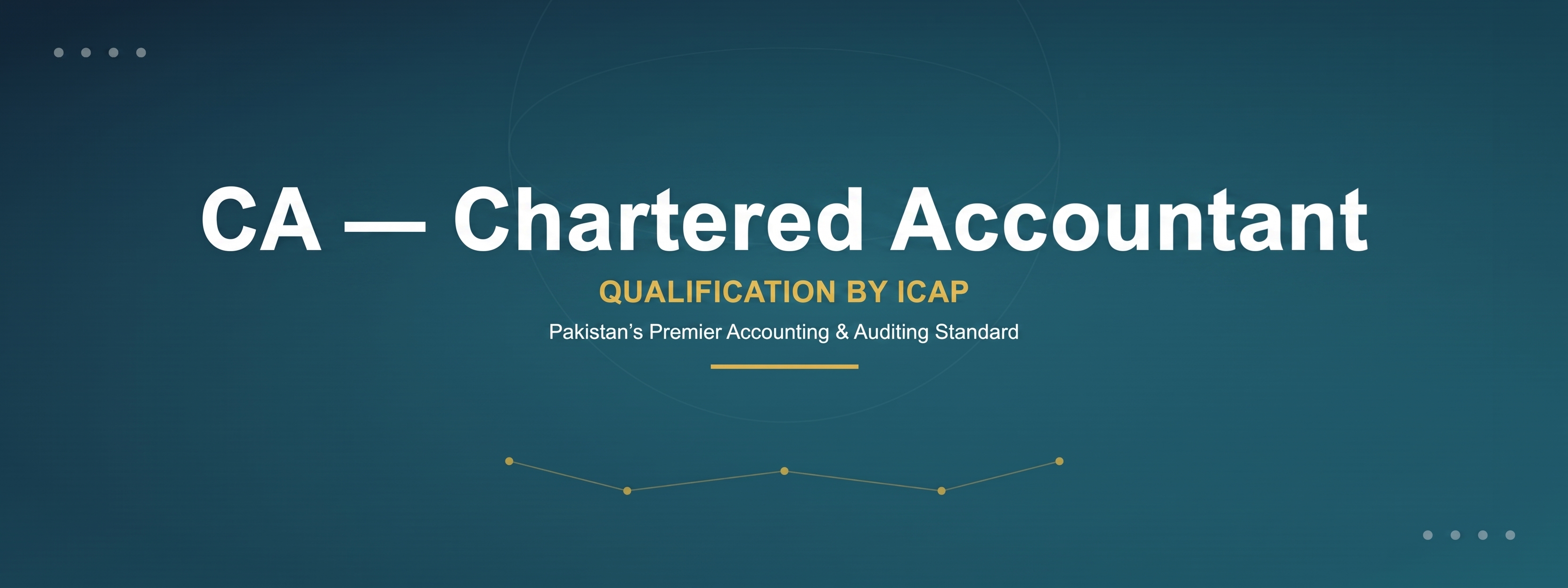 CA Course — Chartered Accountant Pakistan coaching